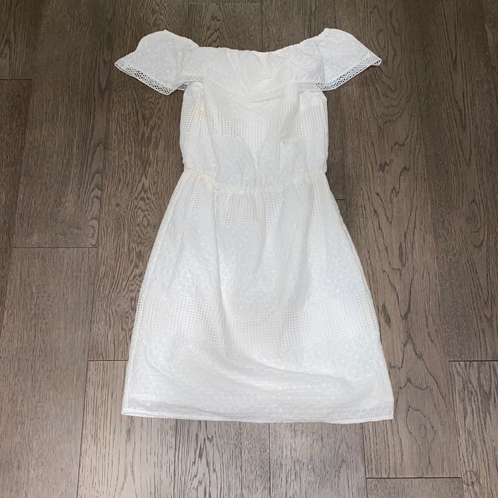ESPRITOff The Shoulder Midi Dress. US 02. White.